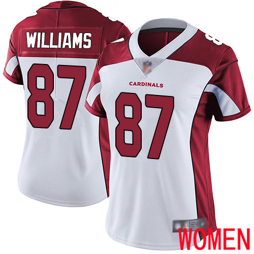 Arizona Cardinals Limited White Women Maxx Williams Road Jersey NFL Football #87 Vapor Untouchable->women nfl jersey->Women Jersey